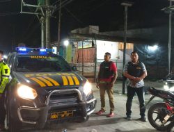 Polsek Labuhan Ruku gelar patroli malam, antisipasi gangguan kamtibmas di Desa Bogak dan TPI Tanjung Tiram