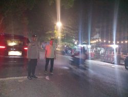 Polsek Lima Puluh gelar patroli malam, antisipasi tawuran dan geng motor jelang Lebaran