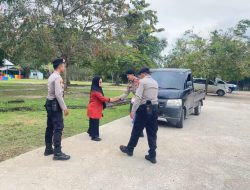 Satgas 2 Preventif Polres Mesuji Patroli di Water Park Taman Kehati, Jaga Kamtibmas Destinasi Wisata