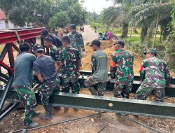 Progres Jembatan Bailey Kodam IM Capai 53,4 Persen, 39 Unit Sudah Dimanfaatkan Warga