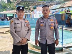 Polsek Lima Puluh amankan objek wisata Pemandian Air Panas Citra dalam rangka OPS Ketupat Toba 2026