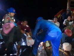 Seluruh penumpang selamat, Polairud Tanjung Tiram evakuasi kapal nelayan rusak di pesisir Pulau Salah Namo