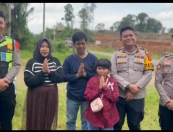 Polisi Sigap! Pospam Karang Jaya Bantu Pemudik Alami Kerusakan Mobil di Tengah Arus Lebaran