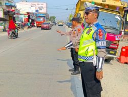 Pos YAN 1 Simpang Kuala Tanjung gelar gatur pagi jelang Operasi Ketupat Toba 2026