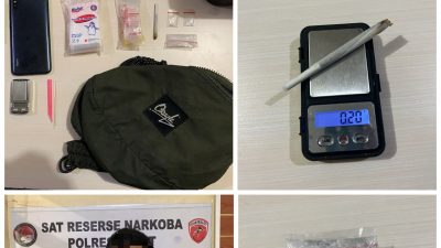 Kontrakan di Lahat Jadi Lokasi Penyimpanan Dua Jenis Narkotika, Satresnarkoba Amankan Sabu dan Ganja