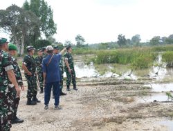Danrem 044/Gapo Pantau Langsung Progres KDKMP dan Cetak Sawah di Muba