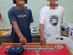 Transaksi Sabu di Pinggir Jalan, Dua Pria Lombok Barat Diciduk Polisi