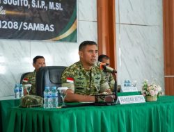 Pangdam XI/Tpr Ingatkan Prajurit Kodim Sambas: Jauhi Pelanggaran, Jadilah Solusi bagi Rakyat