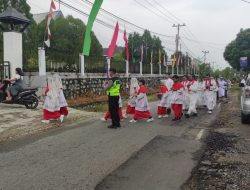 Pengamanan Perarakan Minggu Palma di Menjalin Berlangsung Aman dan Kondusif