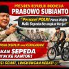 Presiden Prabowo Imbau Personel Polri Gunakan Sepeda Berangkat Kerja