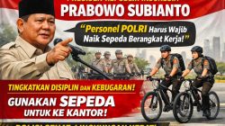 Presiden Prabowo Imbau Personel Polri Gunakan Sepeda Berangkat Kerja