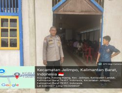 Personil Polsek Ngabang Laksanakan Pengamanan Giat Ibadah Minggu Di Gereja PPIK Timotius dan Gereja Baptis Indonesia (KGBI)