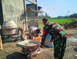 Babinsa Aktif Awasi Progres Pembangunan KDKMP di Desa Binaan