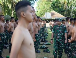 Dandim 0110/Abdya Sambut Kunker Pejabat Kodam IM di Yon TP 958/RM