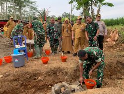 Groundbreaking Jembatan Gantung Garuda Di Wilayah Kodim Wonogiri Akan Menghubungkan Dua Desa Satu Kelurahan
