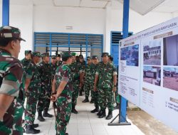 Pangdam II/Sriwijaya Tinjau Langsung Kondisi Prajurit Yon TP 948/Ksatria Serasan Sekate