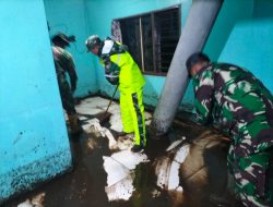 Tanggap Cepat Koramil Bumiaji, Luapan Sungai Krecek Berhasil Dibersihkan, Akses Warga Kembali Normal