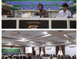 “Kapolres Landak Pimpin Rakor Lintas Sektoral, Landak Siap Sambut Idul Fitri 1447 H”“