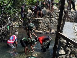 TMMD 127 Kodim 1804/Kaimana Genjot Pembangunan Jembatan Kampung Marsi