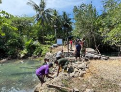 TMMD ke-127 Kodim 1804/Kaimana Genjot Pembangunan Jembatan Kampung Marsi