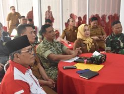 Dandim 0418/Palembang Ikuti Evaluasi KDKMP Bersama Wapang TNI Secara Vidcom