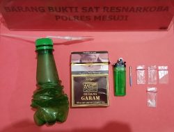 Nyabu di Rumah Makan, Dua Supir Asal Sumsel Diciduk Satres Narkoba Polres Mesuji