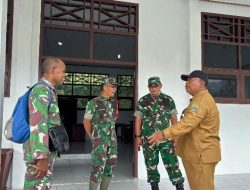 Danrem 182/Jazira Onim Tinjau Langsung SMAN 3 Sisir dalam TMMD ke-127 Kodim 1804/Kaimana