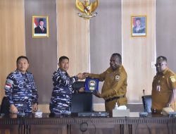 Perkuat Sinergitas, Satgas Trisila 2026 Armada III Sambangi Kantor Bupati Mimika