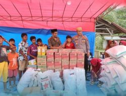 Kapolres Lhokseumawe Salurkan Bantuan untuk Penyintas Banjir di Aceh Utara