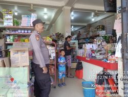 Humanis! Polisi Air Besar Sambangi Toko Saat Patroli dan Beri Edukasi Keamanan