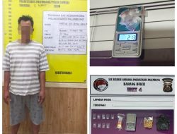 Kabur Saat Digerebek, Pengedar Sabu di Palembang Sembunyikan Barang Bukti di Atap Seng