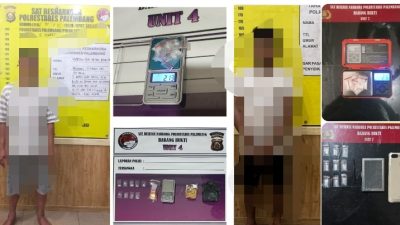 Ops Ketupat Musi 2026: Polrestabes Palembang Ungkap Dua Kasus Sabu dalam Sehari