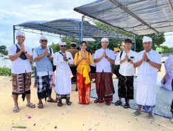 Koarmada III Hadiri Ibadah Melasti Se-Wilayah Sorong di Dermaga SP 3 Malayamuk