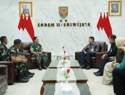 Perkuat Sinergi Membangun Wilayah, Pangdam II/Sriwijaya Terima Audiensi Bank BSI