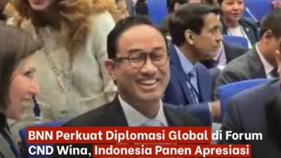 Perkuat Diplomasi Indonesia Melawan Narkotika Global di Forum CND Wina, BNN Panen Apresiasi