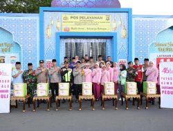 Sinergi Kapolda Sumsel dan Bhayangkari: Beri Dukungan Moril dan Tali Asih Bagi Personel OPS Ketupat Musi 2026 di Simpang 5 DPRD