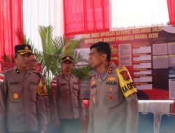 Kapolda Aceh Tinjau Pos Pelayanan Ops Ketupat di Banda Aceh, Soroti Akurasi Data dan Titik Rawan
