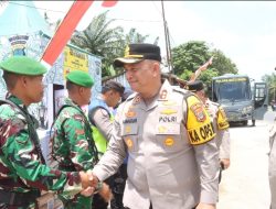 Kapolres Batu Bara Cek Kesiapan Pos Pengamanan Jelang Ops Ketupat Toba 2026, Bhayangkari Berikan Dukungan Moril