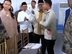 Momen Kedatangan Wapres Gibran di Open House Idulfitri Presiden Prabowo
