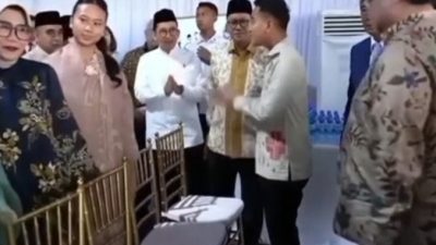 Momen Kedatangan Wapres Gibran di Open House Idulfitri Presiden Prabowo