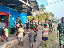 Semarak Paskah di Mappi: Satgas Yonif 123/Rajawali Gelar Lomba Tarik Tambang