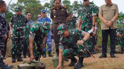 Mulai Pembangunan Jembatan Beton Tahap IV Secara Serentak; Pangdam II/Swj ingatkan Waktu dan Standar kualitas Jembatan