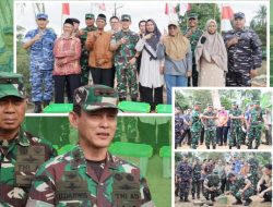 Dandim 0418/Palembang Dampingi Pangdam II/Sriwijaya Ground Breaking Jembatan Beton Tahap IV