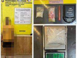 Sabu 10 Gram Ditemukan di Genggaman, Pengedar di 5 Ulu Palembang Dibekuk Polrestabes
