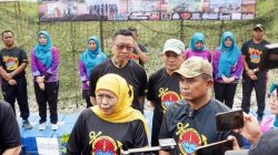 HUT Pasmar 2 Ke 25 Peduli Penanaman Mangrove di Pantai Kenjeran Surabaya