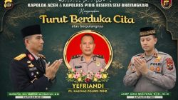 Kapolda Aceh dan Kapolres Pidie Sampaikan Duka Cita atas Wafatnya IPTU Yefriandi