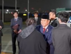 Presiden Prabowo Tiba di Tokyo, Perkuat Hubungan Indonesia–Jepang