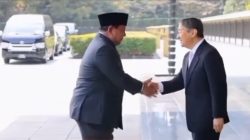 Presiden Prabowo Disambut Kaisar Naruhito di Istana Kekaisaran Jepang