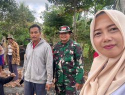 Kepala Desa Tlogosari Lilik Rahayu Bersama Babinsa Tinjau Kerja Bakti Pembersihan Gorong-Gorong