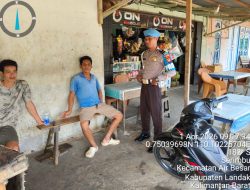 Sentuhan Humanis Polisi: Kanit Provos Sapa Warga Santai, Himbauan Disampaikan dengan Penuh Keakraban